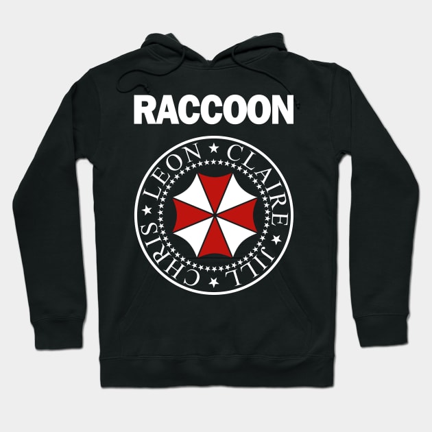 Raccoon City Band Hoodie by Power Up Prints